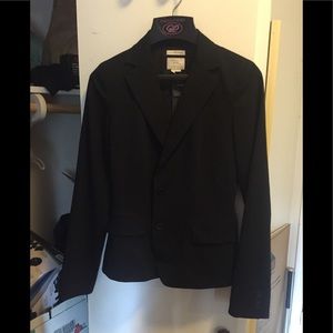 Club Monaco Black Italian wool blazer jacket NWT